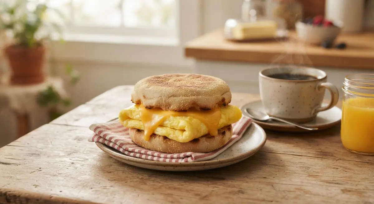 Egg & Cheese Breakfast English Muffin